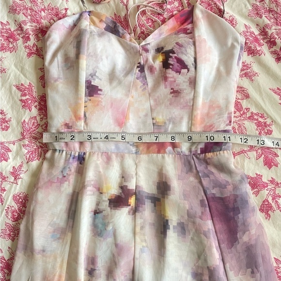 HUNTER BELL Floral Maxi Dress - Pink and Purple - Picture 9 of 9